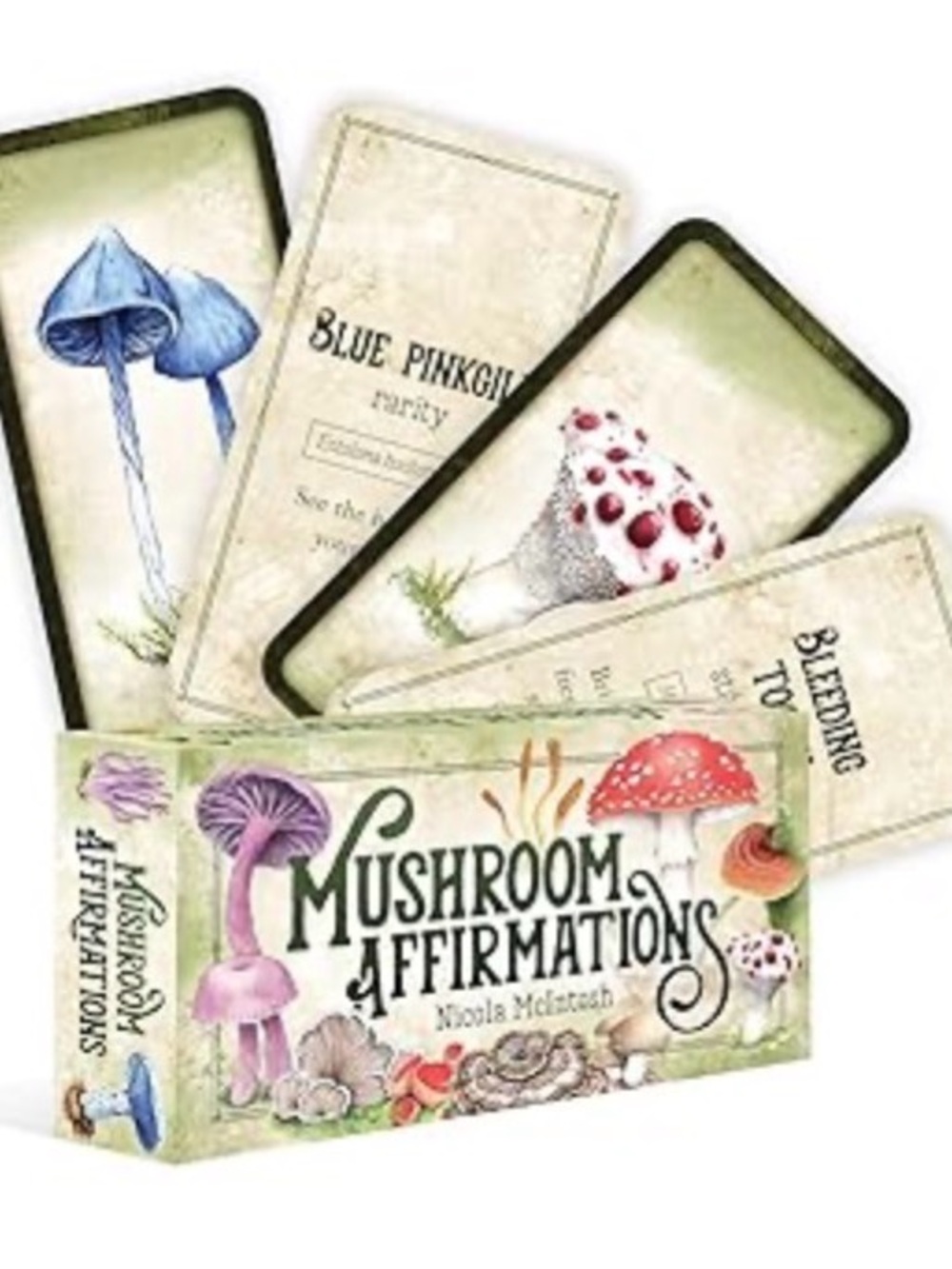 NIB Mushroom Affirmations Mini Cards Nicola McIntosh